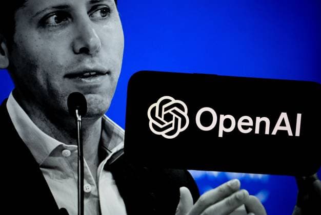 OpenAI ANKARA, TURKIYE - AUGUST 13: In this photo illustration OpenAI icon is displayed on a mobile phone screen with the photo of Sam Altman, chief executive officer of OpenAI in Ankara, Turkiye on August 13, 2024. Ankara Turkey. Editorial use only. Please get in touch for any other usage.  Copyright: x2025xAnadoluxDidemxMentex