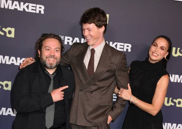 Entertainment Bilder des Tages NEW YORK, NY- AUGUST 11: Dan Fogler, Milo Callaghan and Lana Parrilla at the NY premiere of The Rainmaker at GH On The Park on August 11, 2025 in New York City. Copyright: xMediaPunchx
