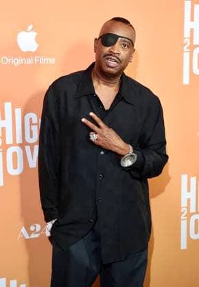 NEW YORK, NY - AUGUST 11: Slick Rick at the Highest 2 Lowest Premiere at Brooklyn Academy of Music on August 11, 2025 in New York City. Copyright: xWalikxGoshornx