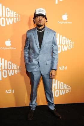 NEW YORK, NY - AUGUST 11: Chance the Rapper at the Highest 2 Lowest Premiere at Brooklyn Academy of Music on August 11, 2025 in New York City. Copyright: xWalikxGoshornx