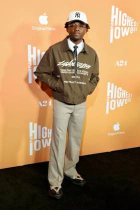 NEW YORK, NY - AUGUST 11: Miles Caton at the Highest 2 Lowest Premiere at Brooklyn Academy of Music on August 11, 2025 in New York City. Copyright: xWalikxGoshornx