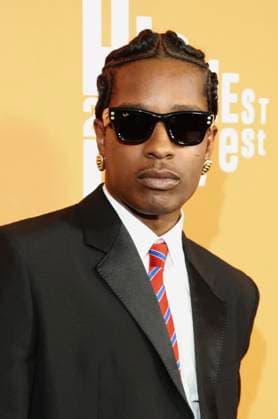 NEW YORK, NY - AUGUST 11: A$AP Rocky at the Highest 2 Lowest Premiere at Brooklyn Academy of Music on August 11, 2025 in New York City. Copyright: xWalikxGoshornx