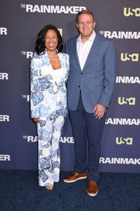 NEW YORK, NY- AUGUST 11: Val Boreland and Mark Lazarus at the NY premiere of The Rainmaker at GH On The Park on August 11, 2025 in New York City. Copyright: xMediaPunchx