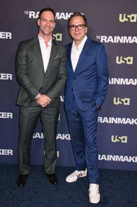 NEW YORK, NY- AUGUST 11: Patrick Moran and Michael Seitzman at the NY premiere of The Rainmaker at GH On The Park on August 11, 2025 in New York City. Copyright: xMediaPunchx