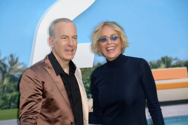 Nobody 2 Premiere - Los Angeles, USA LOS ANGELES, USA. August 11, 2025: Bob Odenkirk & Sharon Stone at the premiere for Nobody 2 at the TCL Chinese Theatre. Los Angeles CA USA  Copyright: xPaulxSmith Featureflashx