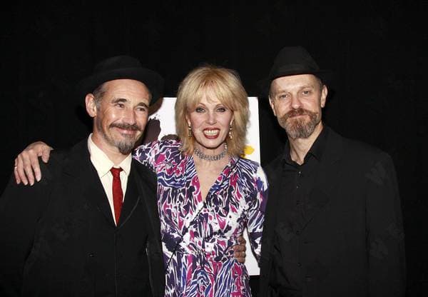 Mark Rylance, Joanna Lumley and David Hyde Opening night after party of the Broadway production of La Bete at Gotham Hall, New York City, United States WENN 3050378.jpg
