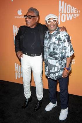 August 11, 2025, New York, United States: (L-R) Giancarlo Esposito and Spike Lee attend the Highest 2 Lowest New York Premiere at Brooklyn Academy of Music. New York United States - ZUMAs197 20250811_aaa_s197_192 Copyright: xRonxAdarx