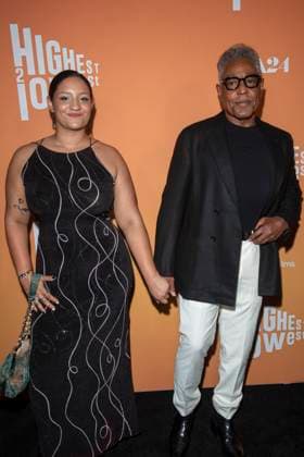 August 11, 2025, New York, United States: (L-R) Syrlucia Esposito and Giancarlo Esposito attend the Highest 2 Lowest New York Premiere at Brooklyn Academy of Music. New York United States - ZUMAs197 20250811_aaa_s197_218 Copyright: xRonxAdarx