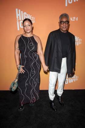 August 11, 2025, New York, United States: (L-R) Syrlucia Esposito and Giancarlo Esposito attend the Highest 2 Lowest New York Premiere at Brooklyn Academy of Music. New York United States - ZUMAs197 20250811_aaa_s197_219 Copyright: xRonxAdarx