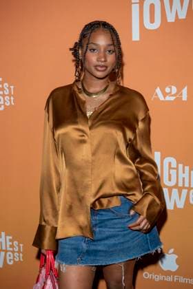 August 11, 2025, New York, United States: Laila Smith attends the Highest 2 Lowest New York Premiere at Brooklyn Academy of Music. New York United States - ZUMAs197 20250811_aaa_s197_243 Copyright: xRonxAdarx