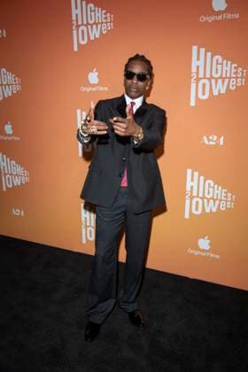 August 11, 2025, New York, United States: A Rocky attends the Highest 2 Lowest New York Premiere at Brooklyn Academy of Music. New York United States - ZUMAs197 20250811_aaa_s197_259 Copyright: xRonxAdarx
