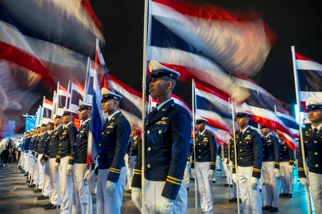 August 12, 2025, Bangkok, Bangkok, Thailand: Officials and government dignitaries gathered at BangkokÃ¢â‚¬â ¢s Sanam Luang ceremonial grounds next to the Grand Paclace to celebrate the 93rd birthday of the HRH Sirikit the Queen Mother. Bangkok Thailand - ZUMAt128 20250812_zap_t128_006 Copyright: xAdryelxTalamantesx
