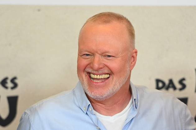Stefan RAAB, Einzelbild,angeschnittenes Einzelmotiv,Portraet,Portrait,Porträt. Filmpremiere DAS KANU DES MANITU am 12.08.2025 im Mathaeser Kino in Muenchen.