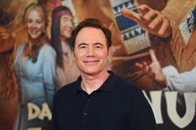 Michael Bully HERBIG (Regisseur,Produzent,Autor), Einzelbild,angeschnittenes Einzelmotiv,Portraet,Portrait,Porträt. Filmpremiere DAS KANU DES MANITU am 12.08.2025 im Mathaeser Kino in Muenchen.