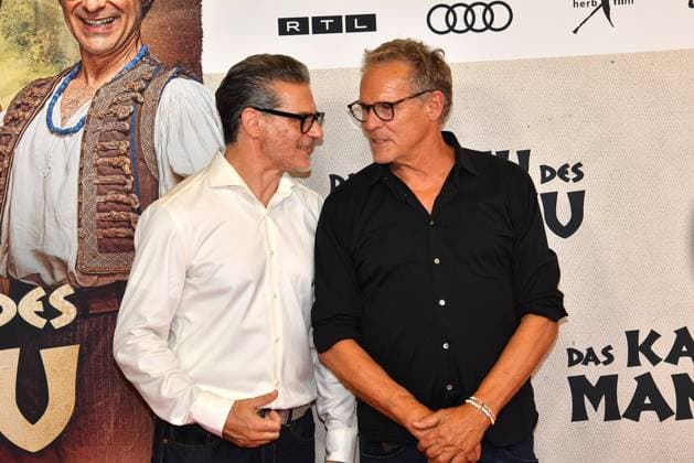 Rick Kavanian und Christian Tramitz bei der öDas Kanu des Manitu Film Premiere am 12.08.2025 in Muenchen öDas Kanu des Manitu Filmpremiere in Muenchen