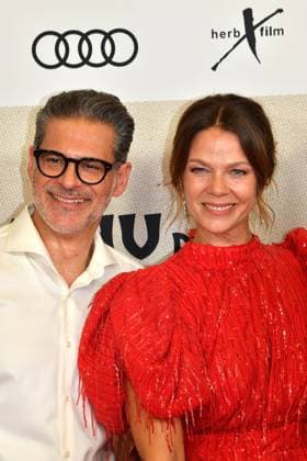 Rick Kavanian und Jessica Schwarz bei der öDas Kanu des Manitu Film Premiere am 12.08.2025 in Muenchen öDas Kanu des Manitu Filmpremiere in Muenchen