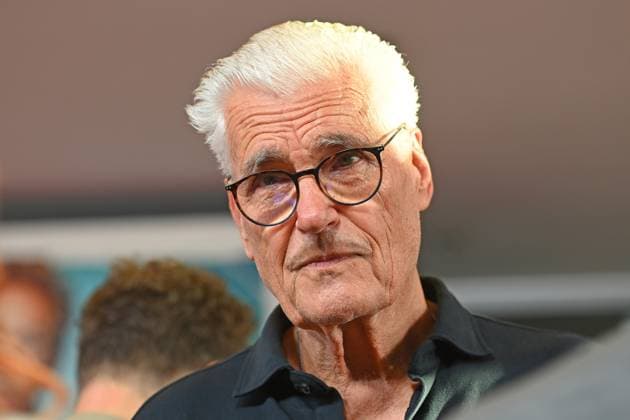 Sky Du MONT (Schauspieler), Einzelbild,angeschnittenes Einzelmotiv,Portraet,Portrait,Porträt Filmpremiere DAS KANU DES MANITU am 12.08.2025 im Mathaeser Kino in Muenchen.