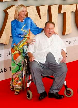 Weltpremiere Das Kanu des Manitu in München München, 12.8.2025 Ottfried Fischer und Ehefrau Simone Brandlmeier bei der Weltpremiere von Das Kanu des Manitu im im Mathäser Filmpalast in München Bayern Copyright: xMatthiasxGränzdörferx