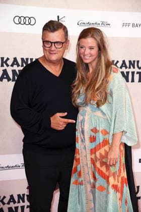 Torsten Koch (Constantin Film), Nina Eichinger bei der Weltpremiere des Kinofilms DAS KANU DES MANITU im Mathäser Filmpalast in München am 12.08.2025