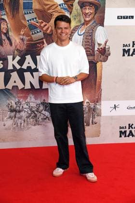 Paul Luca Fischer bei der Weltpremiere des Kinofilms DAS KANU DES MANITU im Mathäser Filmpalast in München am 12.08.2025