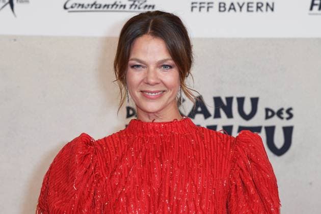 Jessica Schwarz bei der Weltpremiere des Kinofilms DAS KANU DES MANITU im Mathäser Filmpalast in München am 12.08.2025