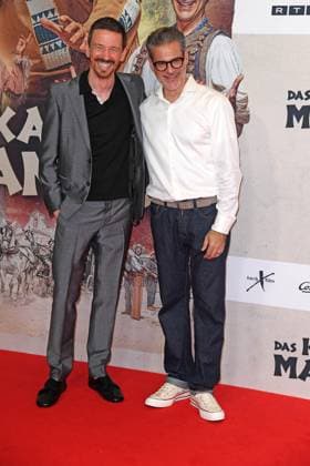 Oliver Berben, Rick Kavanian bei der Weltpremiere des Kinofilms DAS KANU DES MANITU im Mathäser Filmpalast in München am 12.08.2025