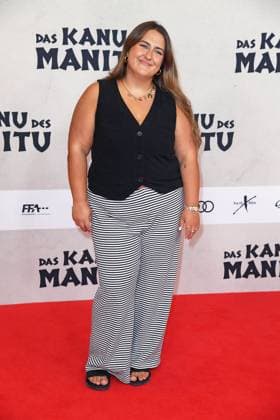 Sandra Safiulov aka selfiesandra bei der Weltpremiere des Kinofilms DAS KANU DES MANITU im Mathäser Filmpalast in München am 12.08.2025