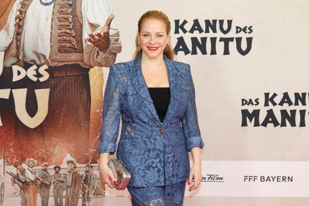 Weltpremiere Das Kanu des Manitu in München München, 12.8.2025 Jasmin Schwiers bei der Weltpremiere von Das Kanu des Manitu im im Mathäser Filmpalast in München Bayern Copyright: xMatthiasxGränzdörferx