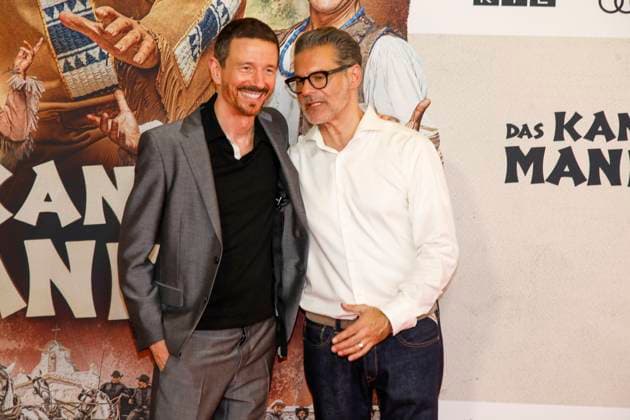 Weltpremiere Das Kanu des Manitu in München München, 12.8.2025 Oliver Berben und Rick Kavanian bei der Weltpremiere von Das Kanu des Manitu im im Mathäser Filmpalast in München Bayern Copyright: xMatthiasxGränzdörferx