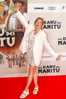 Weltpremiere Das Kanu des Manitu in München München, 12.8.2025 Nele Kiper bei der Weltpremiere von Das Kanu des Manitu im im Mathäser Filmpalast in München Bayern Copyright: xMatthiasxGränzdörferx