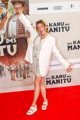 Weltpremiere Das Kanu des Manitu in München München, 12.8.2025 Nele Kiper bei der Weltpremiere von Das Kanu des Manitu im im Mathäser Filmpalast in München Bayern Copyright: xMatthiasxGränzdörferx