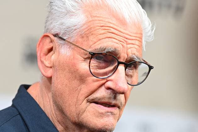 Sky DU MONT (Schauspieler), Einzelbild,angeschnittenes Einzelmotiv,Portraet,Portrait,Porträt. Filmpremiere DAS KANU DES MANITU am 12.08.2025 im Mathaeser Kino in Muenchen.
