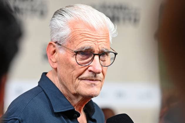 Sky DU MONT (Schauspieler), Einzelbild,angeschnittenes Einzelmotiv,Portraet,Portrait,Porträt. Filmpremiere DAS KANU DES MANITU am 12.08.2025 im Mathaeser Kino in Muenchen.