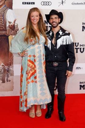 Nina Eichinger und Daniele Rizzo bei der Premiere des Kinofilms Das Kanu des Manitu im Mathäser Filmpalast. München, 12.08.2025