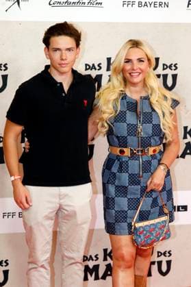 Maximilian Geissel und Alessandra Geissel bei der Premiere des Kinofilms Das Kanu des Manitu im Mathäser Filmpalast. München, 12.08.2025