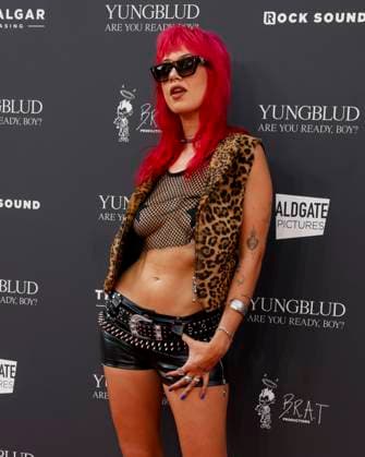 YUNGBLUD. Are You Ready, Boy? Premiere at the Vue in Leicester Square, London - 12 Aug 2025 Amy Valentine attends the YUNGBLUD. Are You Ready, Boy? Premiere at the Vue in Leicester Square. London United Kingdom Copyright: xCatxMorleyx xSOPAxImagesx Cat Morley_YUNGBLUD. Are You Ready, Boy_ Premiere_Amy Valentine_21448