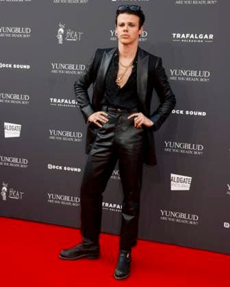 YUNGBLUD. Are You Ready, Boy? Premiere at the Vue in Leicester Square, London - 12 Aug 2025 YUNGBLUD aka Dominic Richard Harrison attends the YUNGBLUD. Are You Ready, Boy? Premiere at the Vue in Leicester Square. London United Kingdom Copyright: xCatxMorleyx xSOPAxImagesx Cat Morley_YUNGBLUD. Are You Ready, Boy_ Premiere_YUNGBLUD aka Dominic Richard Harrison_21440