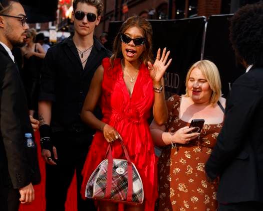 August 12, 2025, London, United Kingdom: Tolula Adeyemi attends the YUNGBLUD. Are You Ready, Boy? Premiere at the Vue in Leicester Square. London United Kingdom - ZUMAs197 20250812_aaa_s197_401 Copyright: xCatxMorleyx