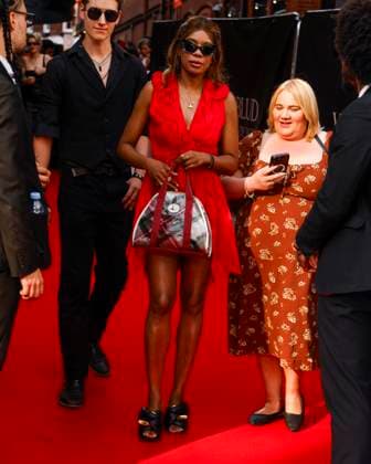 August 12, 2025, London, United Kingdom: Tolula Adeyemi attends the YUNGBLUD. Are You Ready, Boy? Premiere at the Vue in Leicester Square. London United Kingdom - ZUMAs197 20250812_aaa_s197_403 Copyright: xCatxMorleyx