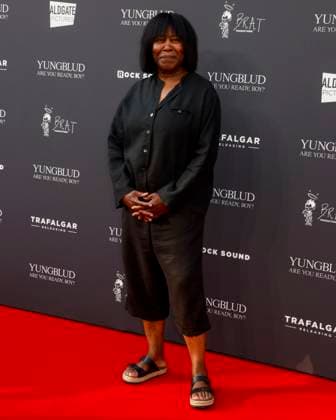 August 12, 2025, London, United Kingdom: Joan Armatrading attends the YUNGBLUD. Are You Ready, Boy? Premiere at the Vue in Leicester Square. London United Kingdom - ZUMAs197 20250812_aaa_s197_409 Copyright: xCatxMorleyx