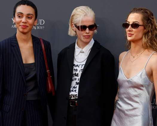 August 12, 2025, London, United Kingdom: Silke Blansjaar and Hans Moleman attend the YUNGBLUD. Are You Ready, Boy? Premiere at the Vue in Leicester Square. London United Kingdom - ZUMAs197 20250812_aaa_s197_418 Copyright: xCatxMorleyx