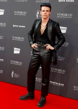 August 12, 2025, London, United Kingdom: YUNGBLUD aka Dominic Richard Harrison attends the YUNGBLUD. Are You Ready, Boy? Premiere at the Vue in Leicester Square. London United Kingdom - ZUMAs197 20250812_aaa_s197_447 Copyright: xCatxMorleyx