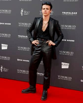 August 12, 2025, London, United Kingdom: YUNGBLUD aka Dominic Richard Harrison attends the YUNGBLUD. Are You Ready, Boy? Premiere at the Vue in Leicester Square. London United Kingdom - ZUMAs197 20250812_aaa_s197_450 Copyright: xCatxMorleyx