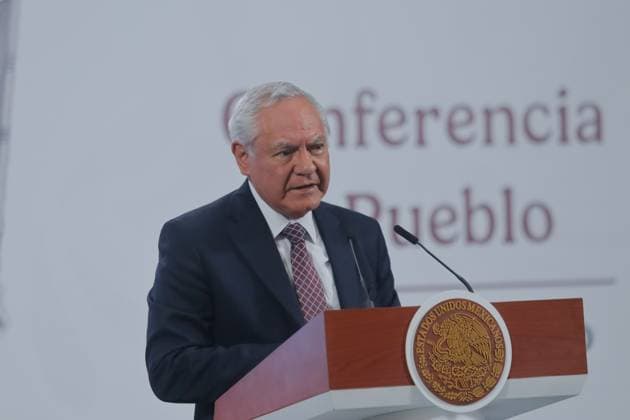 RamoÂ³n Jimo nez, Director of the National Technological Institute of Mexico (TecNM), speaks during a news conference, about the Olinia electric cars projects at National Palace. on August 13, 2025 in Mexico City, Mexico. Mexico City Mexico - ZUMAe321 20250813_zia_e321_006 Copyright: xCarlosxSantiagox