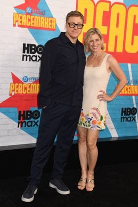NEW YORK, NY- AUGUST 13: Alan Tudyk and Charissa Barton at the HBO Max season 2 premiere of Peacemaker at AMC Cinemas on August 13, 2025 in New York City. Copyright: xMediaPunchx