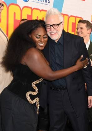 NEW YORK, NY- AUGUST 13: Danielle Brooks and James Gunn at the HBO Max season 2 premiere of Peacemaker at AMC Cinemas on August 13, 2025 in New York City. Copyright: xMediaPunchx