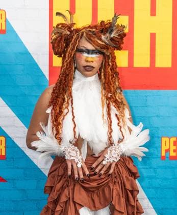 August 13, 2025, Bronx, New York, USA: Kiera Please wearing costume of eagle attends Premiere of HBO Max Peacemaker at AMC Lincoln Square in New York, NY on August 13, 2025. Bronx USA - ZUMAr339 20250813_znp_r339_032 Copyright: xLevxRadinx