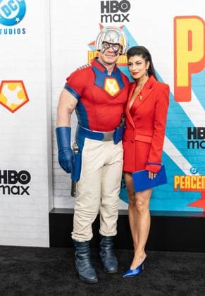 August 13, 2025, Bronx, New York, USA: John Cena and Shay Shariatzadeh attend Premiere of HBO Max Peacemaker at AMC Lincoln Square in New York, NY on August 13, 2025. Bronx USA - ZUMAr339 20250813_znp_r339_062 Copyright: xLevxRadinx