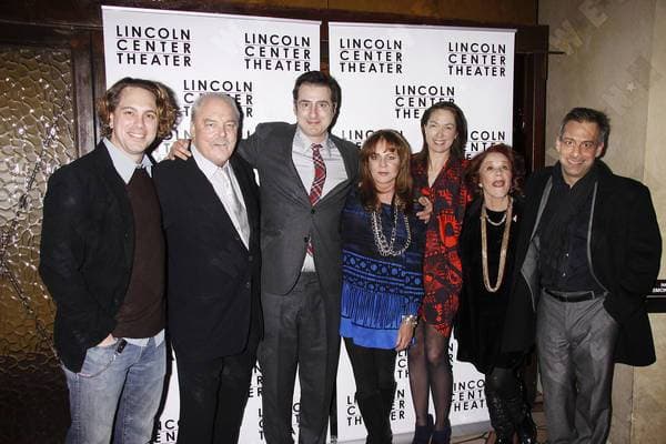 Thomas Sadoski, Stacy Keach, Jon Robin Baitz, Stockard Channing, Elizabeth Marvel, Linda Lavin and Joe Mantello Opening night after party for the Lincoln Center production of Other Desert Cities by Jon Robin Baitz held at Josephina restaurant., New York City, United States Joseph Marzullo Wenn.com 3165632.jpg