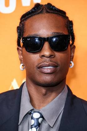 Los Angeles Special Screening Of Apple Original Films And A24 s Highest 2 Lowest American rapper A$AP Rocky (ASAP Rocky aka Rakim Mayers) wearing Awge arrives at the Los Angeles Special Screening Of Apple Original Films And A24 s Highest 2 Lowest held at the Ted Mann Theater at the Academy Museum of Motion Pictures in Miracle Mile, Los Angeles, California, United States. Ted Mann Theater at the Academy Museum of Motion Pictures, Miracle Mile, Los Angeles, California, USA California United States  Copyright: xImagexPressxAgencyx originalFilename: collin-losangel250814_npTR7.jpg